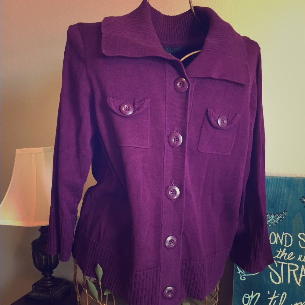 Button-up Sweater
